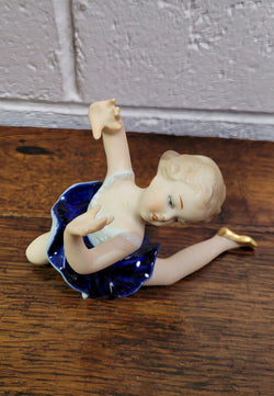 Vintage Wallendorf Cobalt Blue Dancing Girl | Antique & Vintage | Moonee Ponds Antiques | Australia Wide Delivery