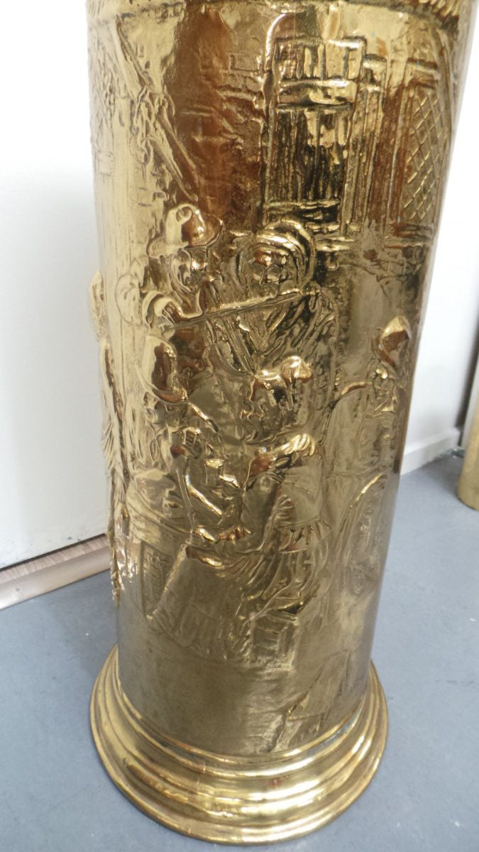 Antique Brass Umbrella Stand | Antique & Vintage | Moonee Ponds Antiques | Australia Wide Delivery