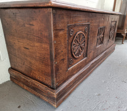 Early 19th Century French Chestnut Wood Coffer | Antique & Vintage | Moonee Ponds Antiques | Australia Wide Delivery
