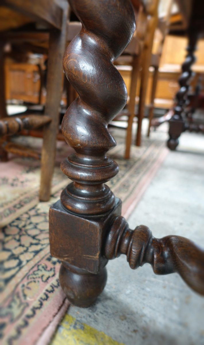 1860's French Oak Gothic Style Two Drawer Desk | Antique & Vintage | Moonee Ponds Antiques | Australia Wide Delivery