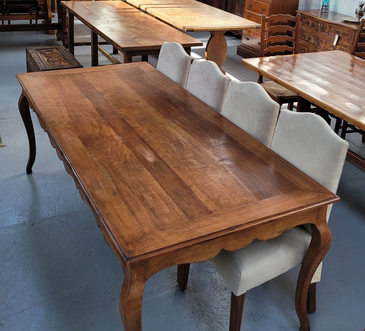 Beautiful Cherry Wood Dining Table | Antique & Vintage | Moonee Ponds Antiques | Australia Wide Delivery