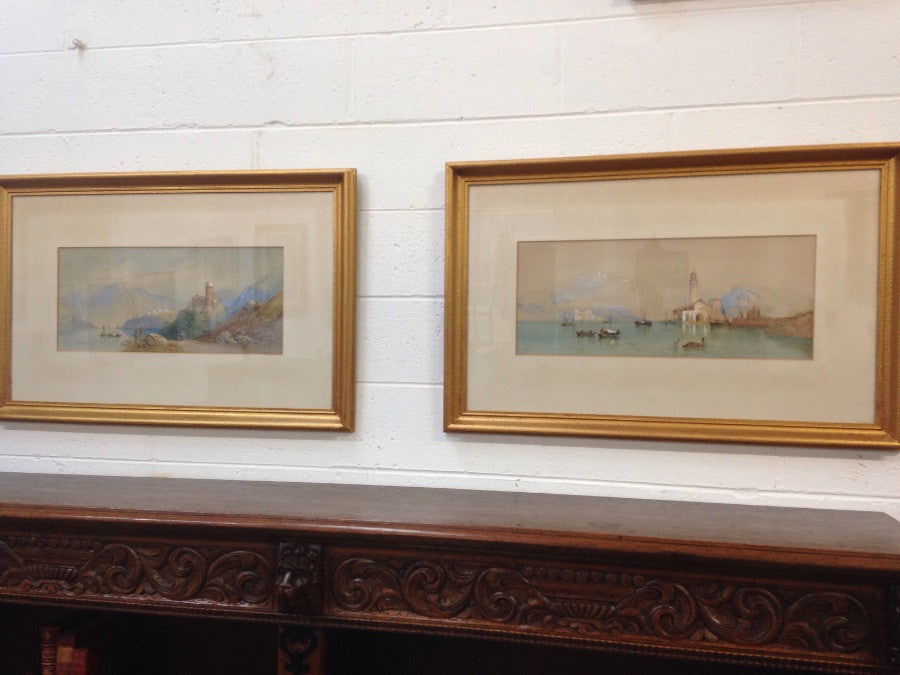 Pair of Victorian Watercolours | Antique & Vintage | Moonee Ponds Antiques | Australia Wide Delivery