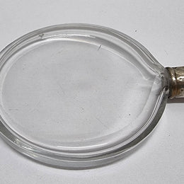 Antique Silver & Cut Crystal Perfume Bottle