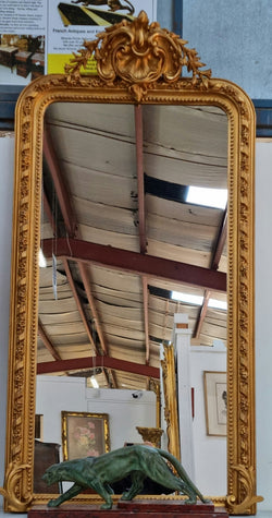 Grand French 19th Century Napoleon III Style Gilt Mantle Mirror | Antique & Vintage | Moonee Ponds Antiques | Australia Wide Delivery