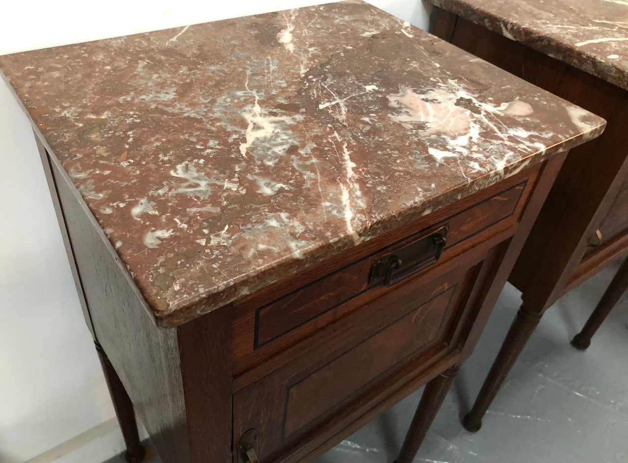 Pair of French Art deco Bedsides | Antique & Vintage | Moonee Ponds Antiques | Australia Wide Delivery