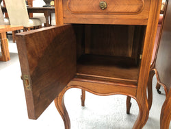 Pair Of French Walnut Marble Top Bedsides | Antique & Vintage | Moonee Ponds Antiques | Australia Wide Delivery