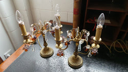 Pair of French Bronze Gilt Girandole Candelabras | Antique & Vintage | Moonee Ponds Antiques | Australia Wide Delivery
