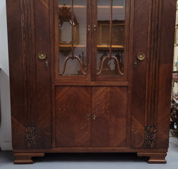 Stylish French Art Deco Oak Bookcase | Antique & Vintage | Moonee Ponds Antiques | Australia Wide Delivery