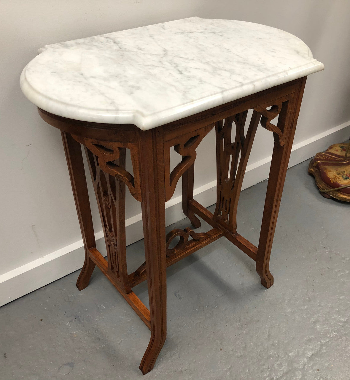 Arts and Crafts Carved Occasional Table | Antique & Vintage | Moonee Ponds Antiques | Australia Wide Delivery