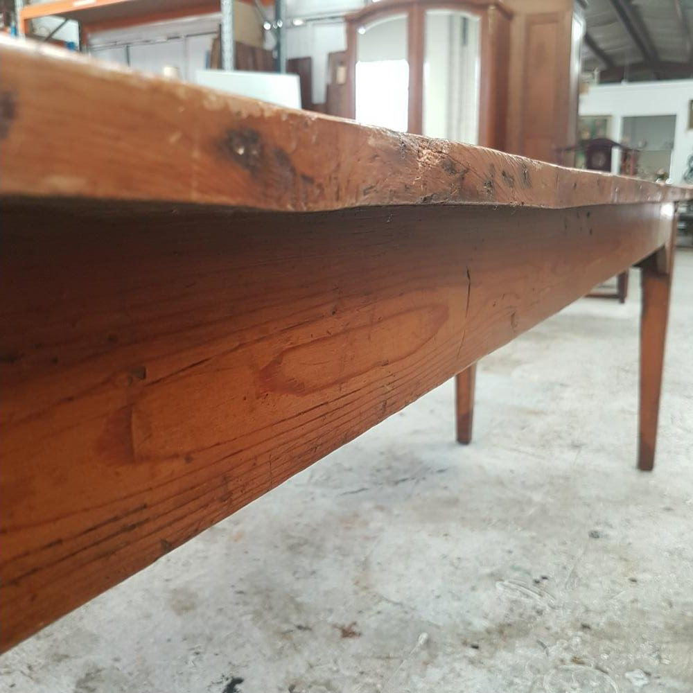 A Rare French Long Narrow Fruitwood Farmhouse Table | Antique & Vintage | Moonee Ponds Antiques | Australia Wide Delivery