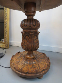 French Oak And Fruitwood Standard Lamp | Antique & Vintage | Moonee Ponds Antiques | Australia Wide Delivery