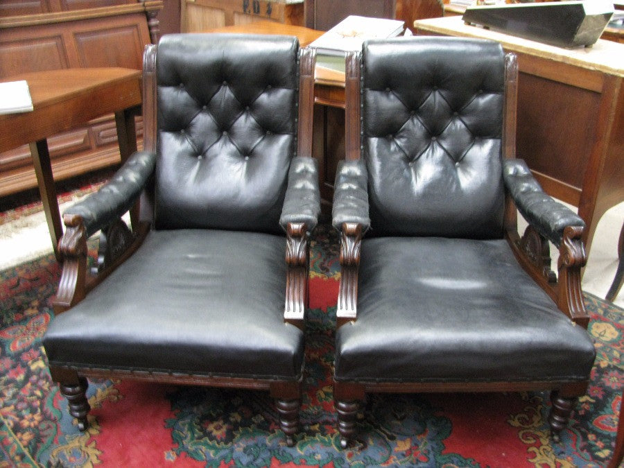 Pair of Edwardian Armchairs