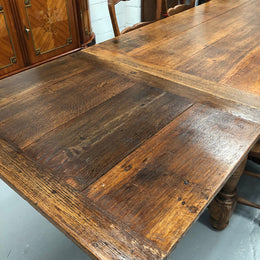 French 19th Century Extension Dining Table