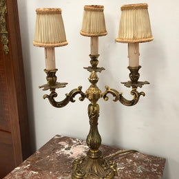 Gorgeous pair of Antique French Gilt Bronze Girandoles