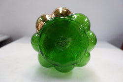 Green Victorian Glass Handled Vase | Antique & Vintage | Moonee Ponds Antiques | Australia Wide Delivery