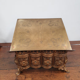 Rare French 19th Century Bronze Bible/Book Stand