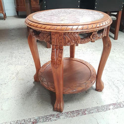 Carved Occasional Table | Antique & Vintage | Moonee Ponds Antiques | Australia Wide Delivery