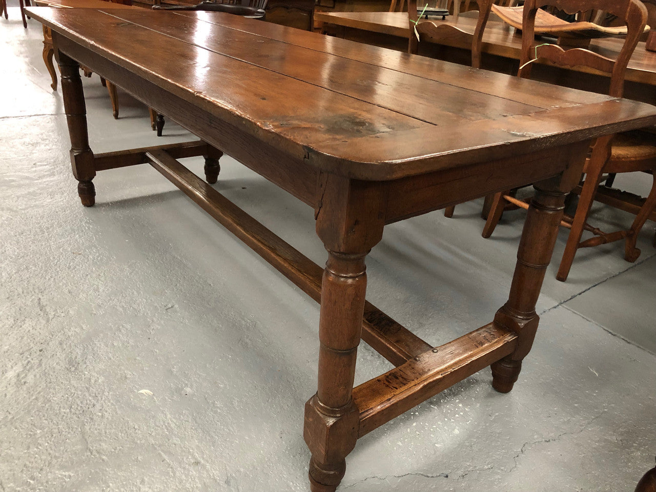 An 18th-Century French Oak Farmhouse Table