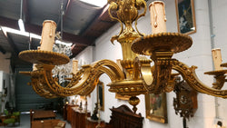 French Napoleon III Gilt Bronze Chandelier | Antique & Vintage | Moonee Ponds Antiques | Australia Wide Delivery