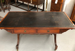 Regency Style 19th Century Leather Top Bureau | Antique & Vintage | Moonee Ponds Antiques | Australia Wide Delivery