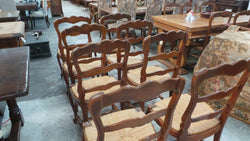 Fantastic Set Of Eight French Oak Carved Dining Chairs | Antique & Vintage | Moonee Ponds Antiques | Australia Wide Delivery