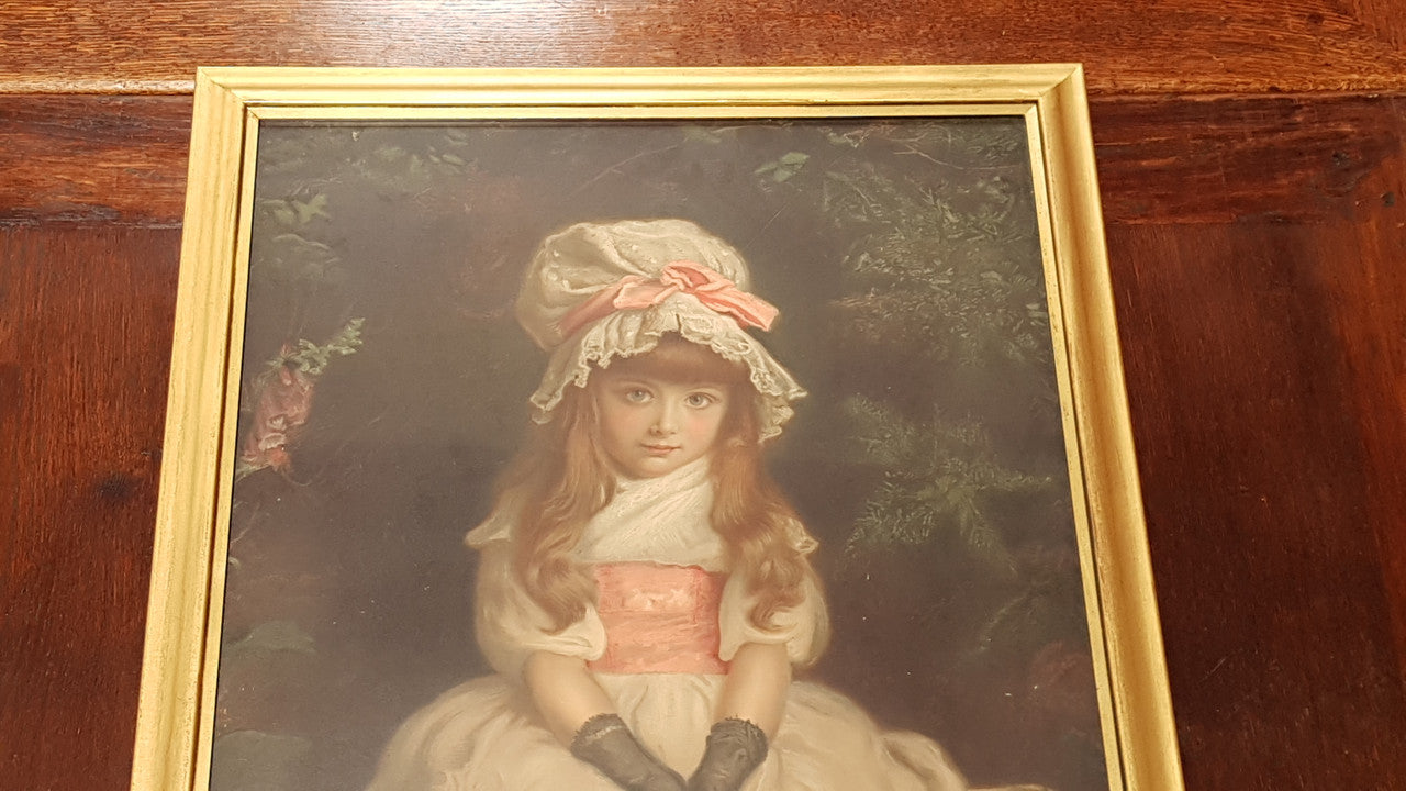 Cherry Ripe Oleograph | Antique & Vintage | Moonee Ponds Antiques | Australia Wide Delivery
