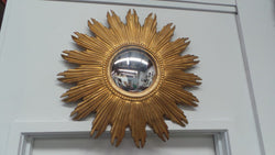 Fabulous Vintage Gold Painted Starburst Mirror | Antique & Vintage | Moonee Ponds Antiques | Australia Wide Delivery