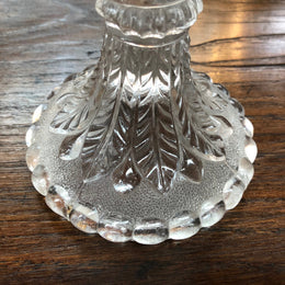 19 th Century Davidsons Glass Vase