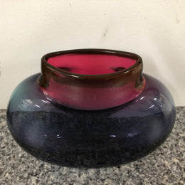 Signed Art Glass Vase