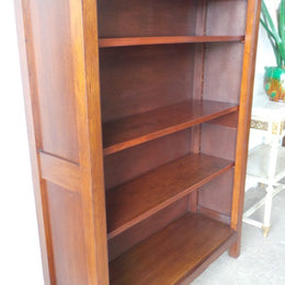 Fabulous Arts and Crafts Blackwood Open Bookcase