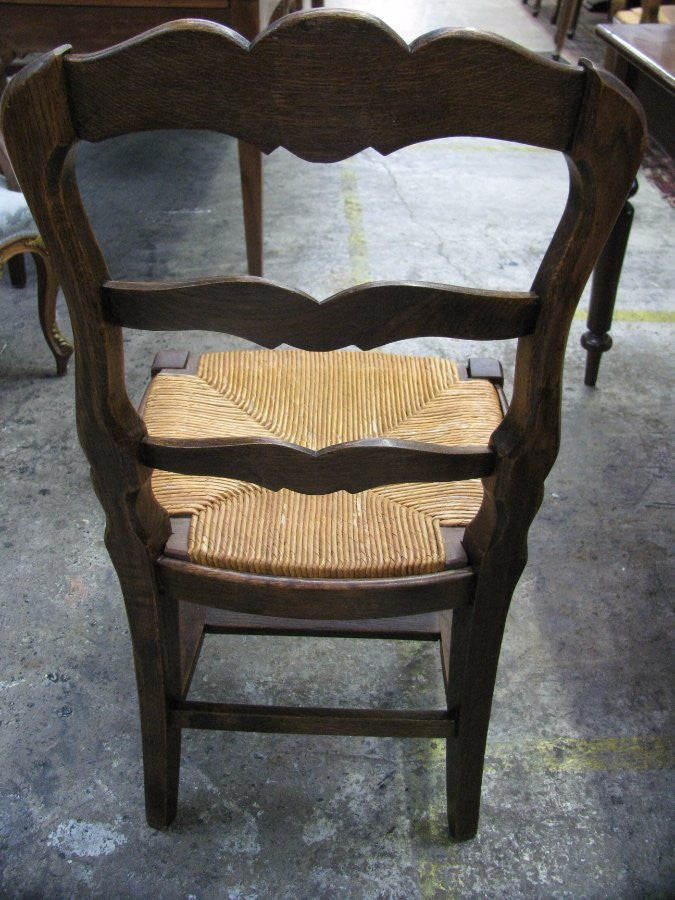 Set Of Six French Oak Dining Chairs | Antique & Vintage | Moonee Ponds Antiques | Australia Wide Delivery