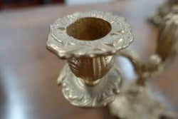 Pair Of Brass Candelabras | Antique & Vintage | Moonee Ponds Antiques | Australia Wide Delivery