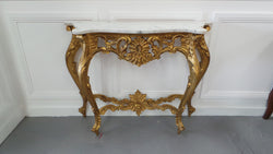 Louis XV Style French Beautifully Carved Gilt Console Table | Antique & Vintage | Moonee Ponds Antiques | Australia Wide Delivery