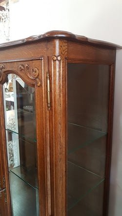 French Louis XV Style Oak Vitrine | Antique & Vintage | Moonee Ponds Antiques | Australia Wide Delivery