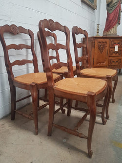 Set of Four French Oak Dining Chairs-1 | Antique & Vintage | Moonee Ponds Antiques | Australia Wide Delivery