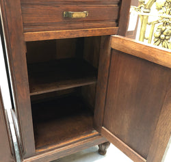 Pair Of French Art Deco Oak Bedside Cabinets | Antique & Vintage | Moonee Ponds Antiques | Australia Wide Delivery