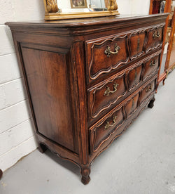 Impressive French Oak 18th Century Louis XV Chest of Three Drawers | Antique & Vintage | Moonee Ponds Antiques | Australia Wide Delivery
