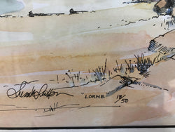 Fabulous Framed Signed Lithograph Of Lorne | Antique & Vintage | Moonee Ponds Antiques | Australia Wide Delivery