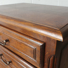 Fabulous French Oak Set Of Six Drawers