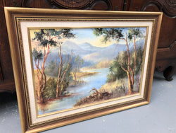 Framed Australian Oil on Board | Antique & Vintage | Moonee Ponds Antiques | Australia Wide Delivery