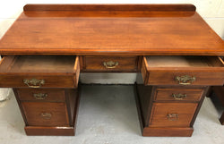 Fabulous Small Size Walnut Desk | Antique & Vintage | Moonee Ponds Antiques | Australia Wide Delivery