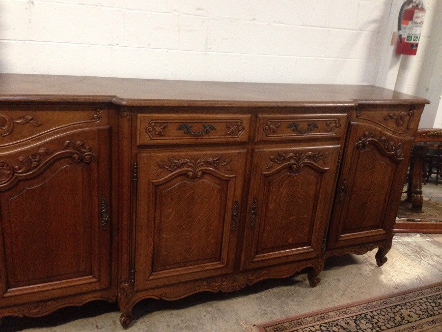 Large French Oak Sideboard