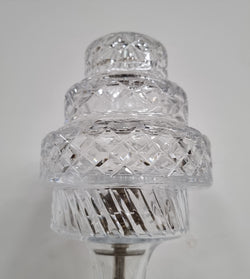 Beautiful Cut Crystal Decorative Table Lamp | Antique & Vintage | Moonee Ponds Antiques | Australia Wide Delivery