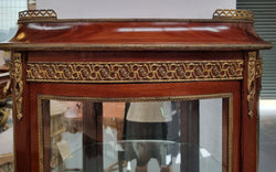 French Louis XV Style Vitrine with Curved Glass | Antique & Vintage | Moonee Ponds Antiques | Australia Wide Delivery
