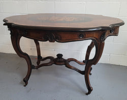 French Napoleon III Style Rosewood Centre Table | Antique & Vintage | Moonee Ponds Antiques | Australia Wide Delivery