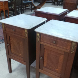 Pair of French Art Deco Bedside Cabinets-2