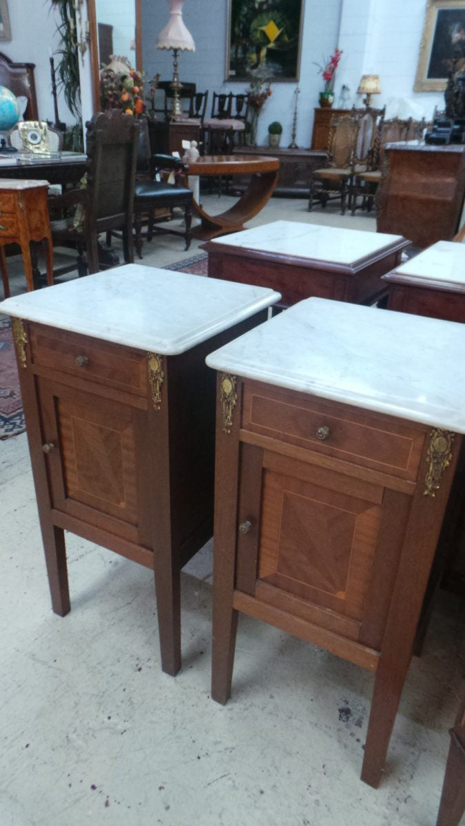 Pair of French Art Deco Bedside Cabinets-2