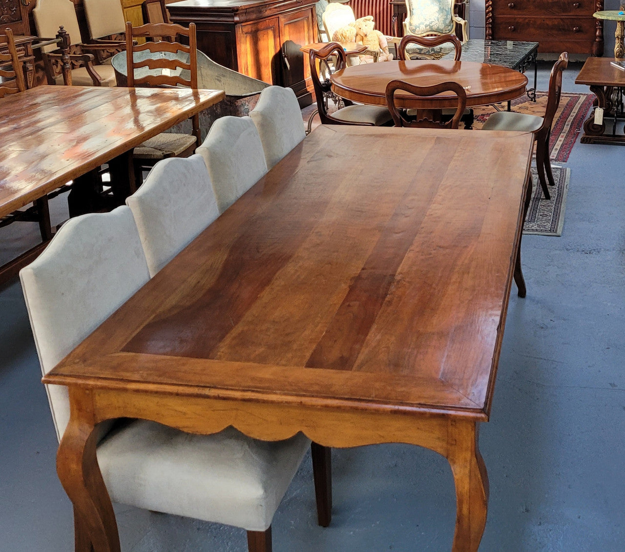 Beautiful Cherry Wood Dining Table | Antique & Vintage | Moonee Ponds Antiques | Australia Wide Delivery