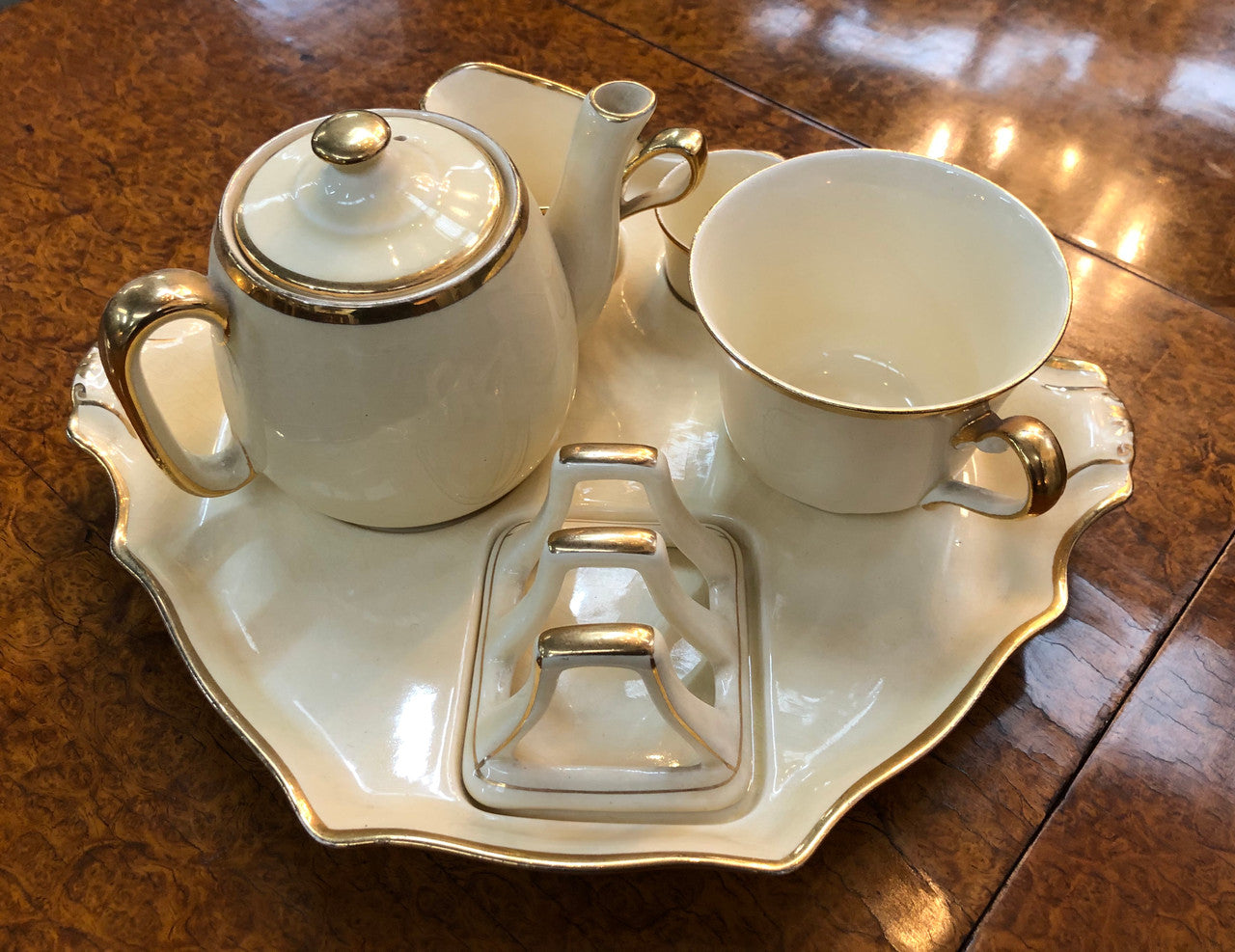 Royal Winton Cream Five Piece Breakfast Set | Antique & Vintage | Moonee Ponds Antiques | Australia Wide Delivery
