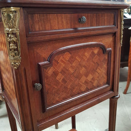 French Louis XVI Style Single Bedside Cabinet
